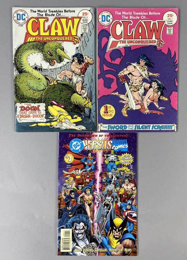 DC vs Marvel 1 & Claw the Unconquered 1 & 2 (1 of 8)