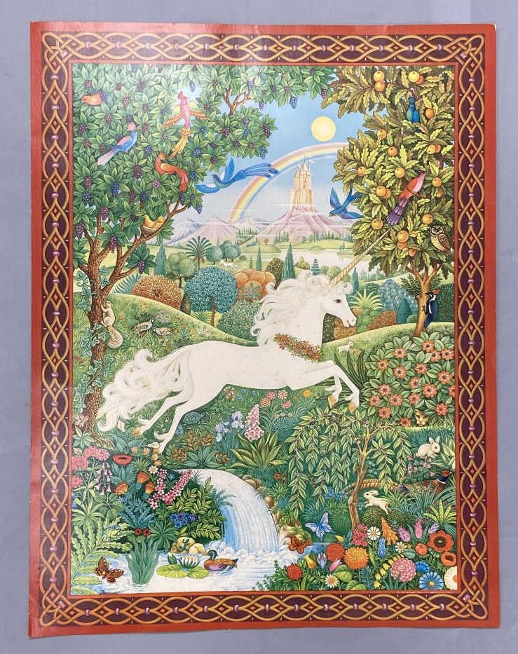Fernando Hallmark Unicorn Poster 1980's (1 of 5)