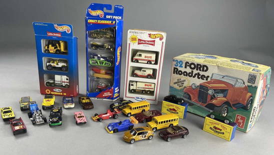 Hot Wheels, Matchbox, Johnny Lightning Cars: Little Debbie Special Edition set of three cars by Hot Wheels, 1994, still in original packaging. Little Debbie Collector Edition Series II with three vehicles by Hot Wheels 1996, still in original pa