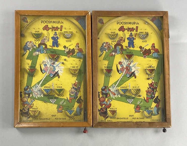 Poosh M Up Jr 4 in 1 Games, set of two. (1 of 8)