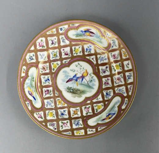 Sevres French Porcelain Plate Circa 1772 (1 of 3)
