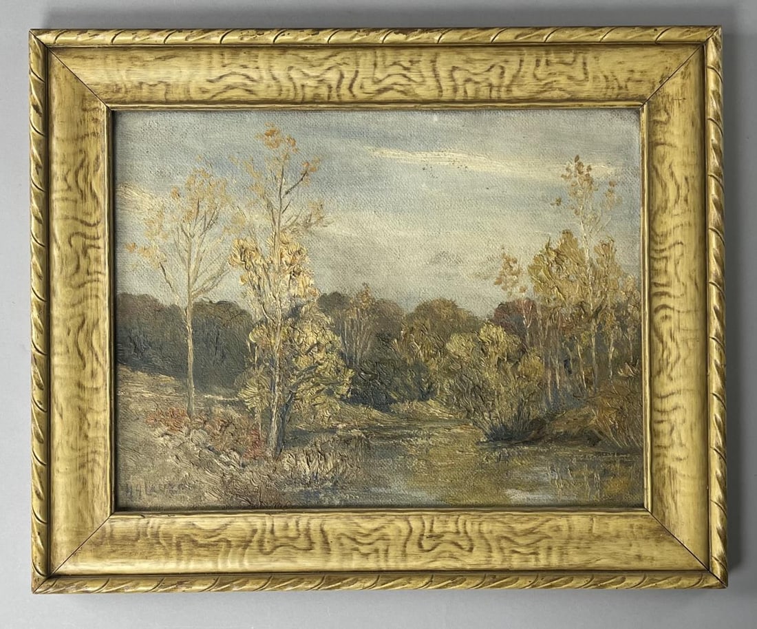 Henry Holden Lauzon Oil Landscape Circa 1930s (1 of 4)