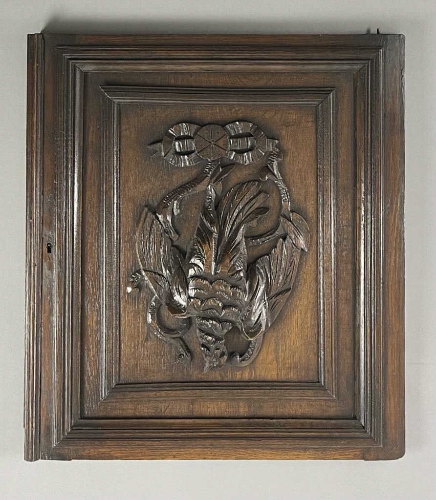 European Carved Game Bird Wooden Panel (1 of 4)