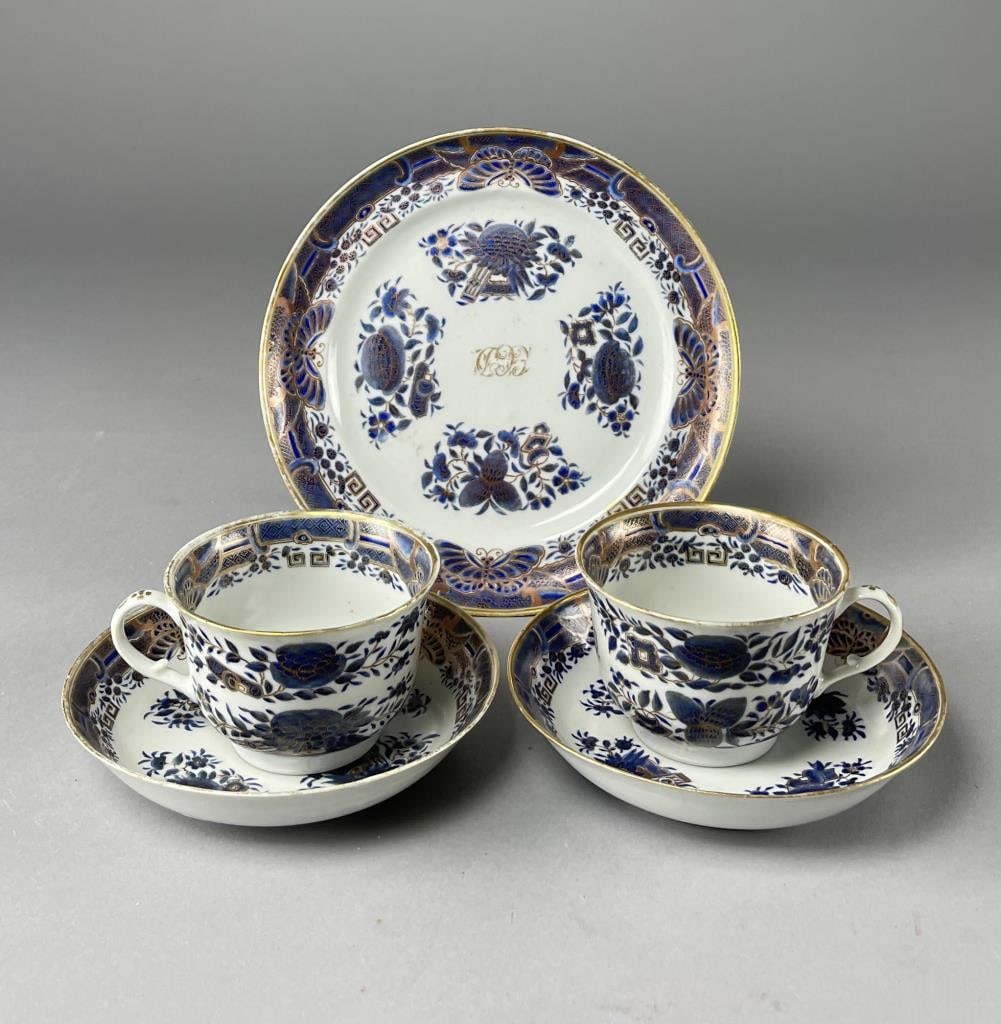 Fine Chinese Export Porcelain Tea for 2 Blue White (1 of 11)