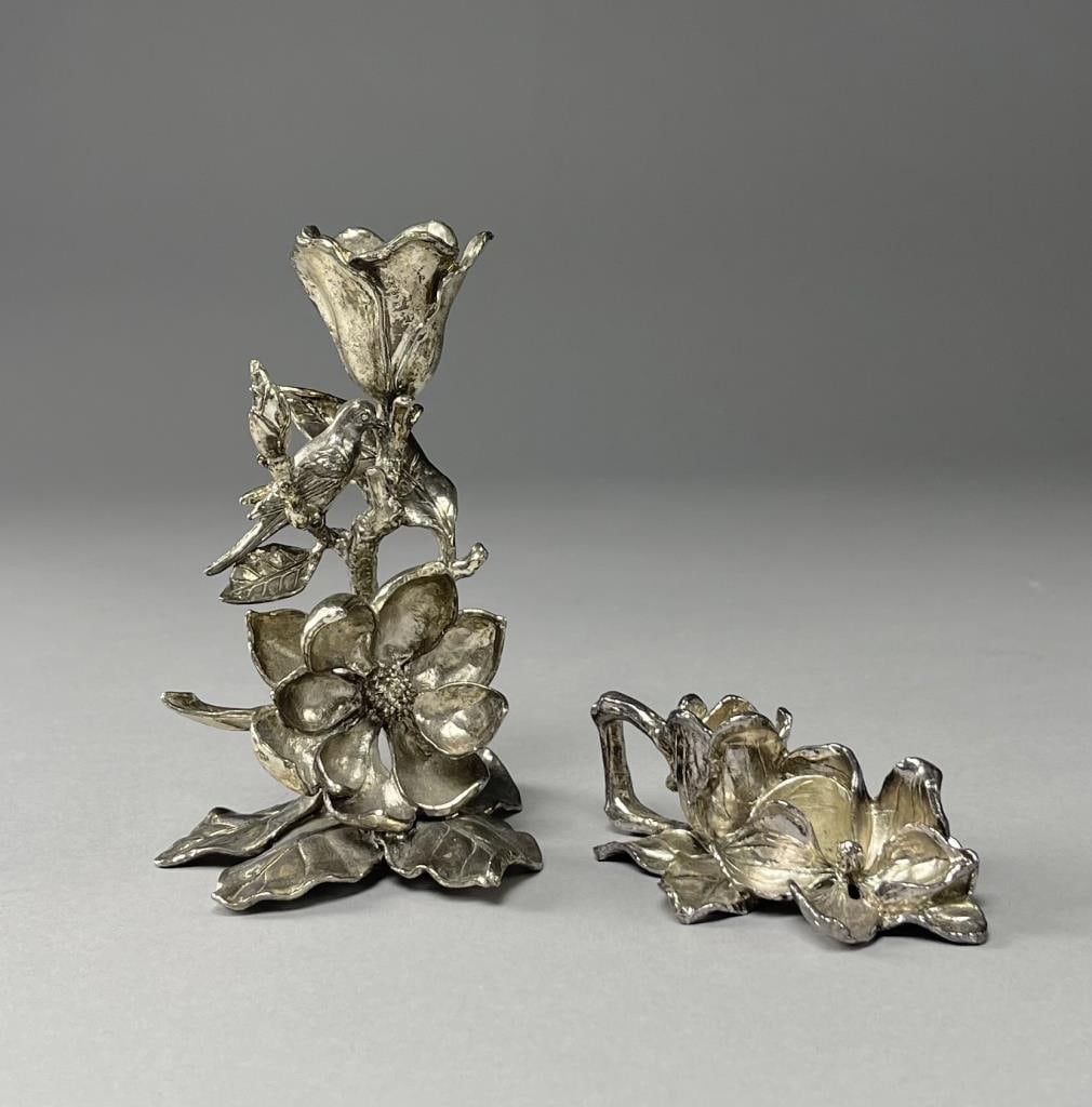 Arthur Court Designs Magnolia Candleholders (1 of 8)