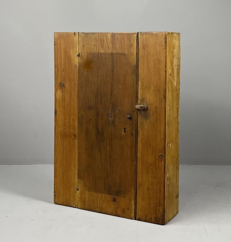 Antique Primitive Pine Wall Auction