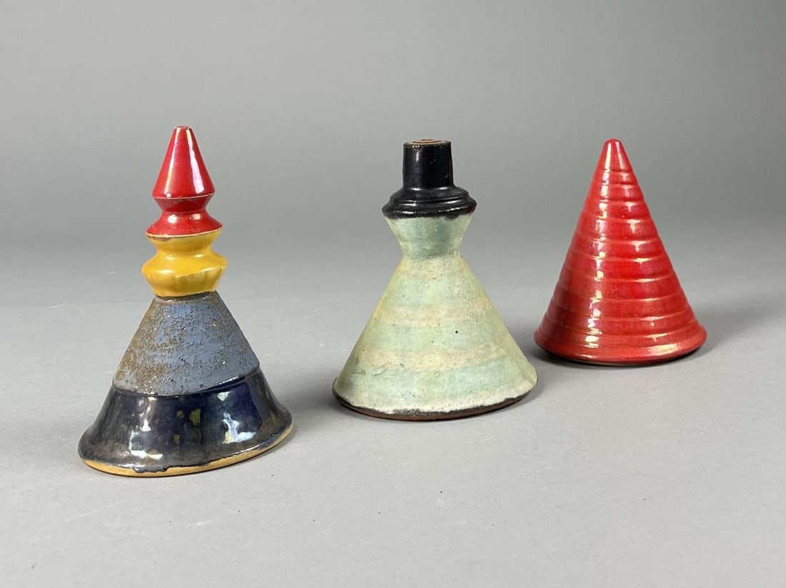 3 Memphis Style Kaiser Suidan Ceramic Sculptures (1 of 7)