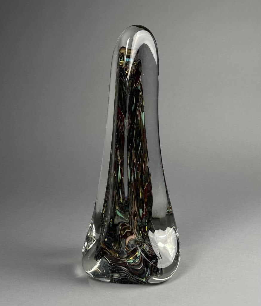 Rollin Karg (American b.1944  Art Glass Sculpture (1 of 7)