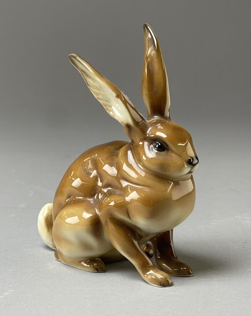 Hutschenreuther Porcelain Rabbit Figurine