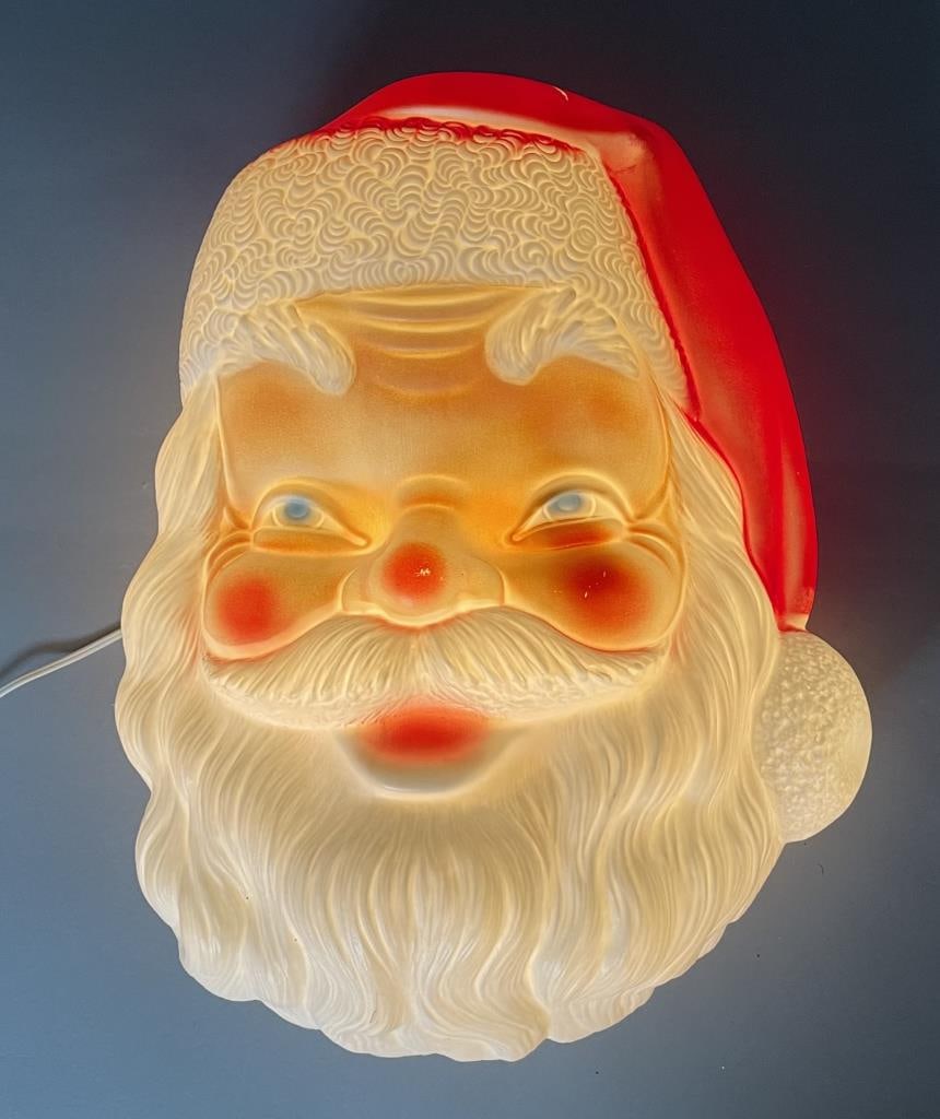Empire Blow Mold Santa Claus Face Wall Decor (1 of 7)