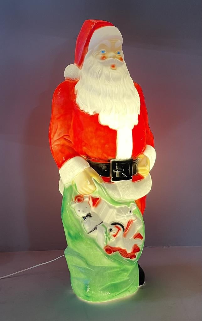 Large Empire Illuminated Blow Mold Santa Claus (1 of 7)