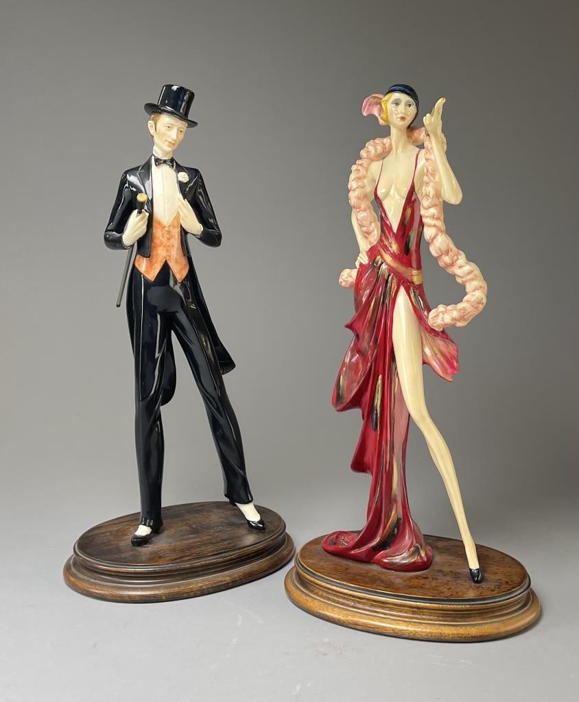 Pair Schmid Santini "La Belle Epoque" Figures (1 of 8)