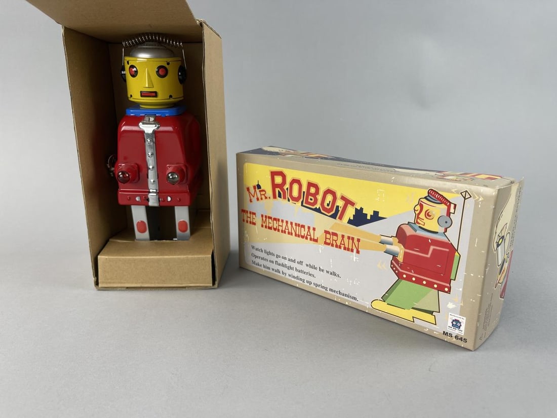 Tin Litho Mr. Robot The Mechanical Brain in Box (1 of 5)