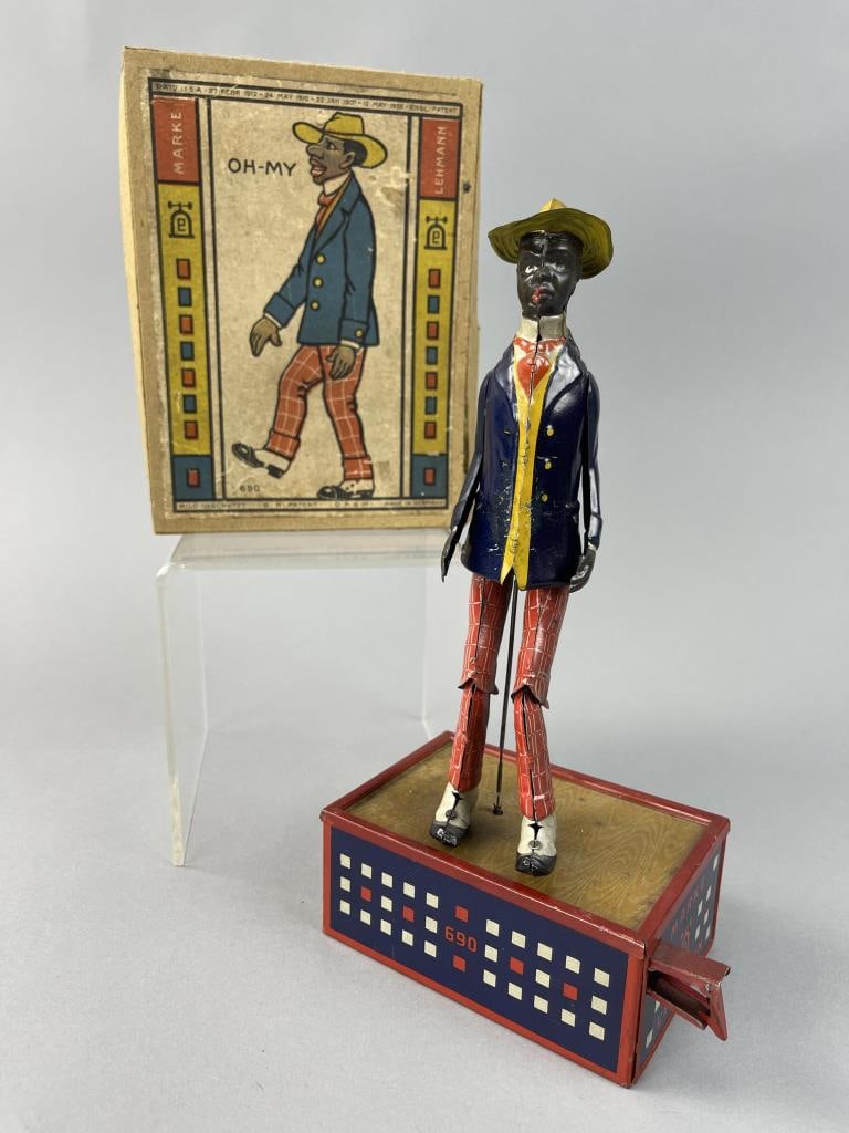 Antique Lehmann "Oh My" EPL 690 Tin Toy w/ Box (1 of 7)