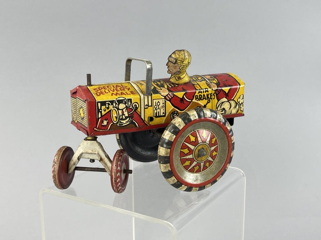 Marx Old Jalopy College Crazy Car Tin Litho (1 of 7)