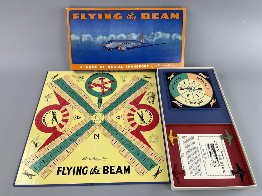 Parker Brothers Flying the Beam Board Game: All pieces seem to be in the original box. SHIPPING: In-House shipping available. Please read our Shipping Policies prior to bidding.