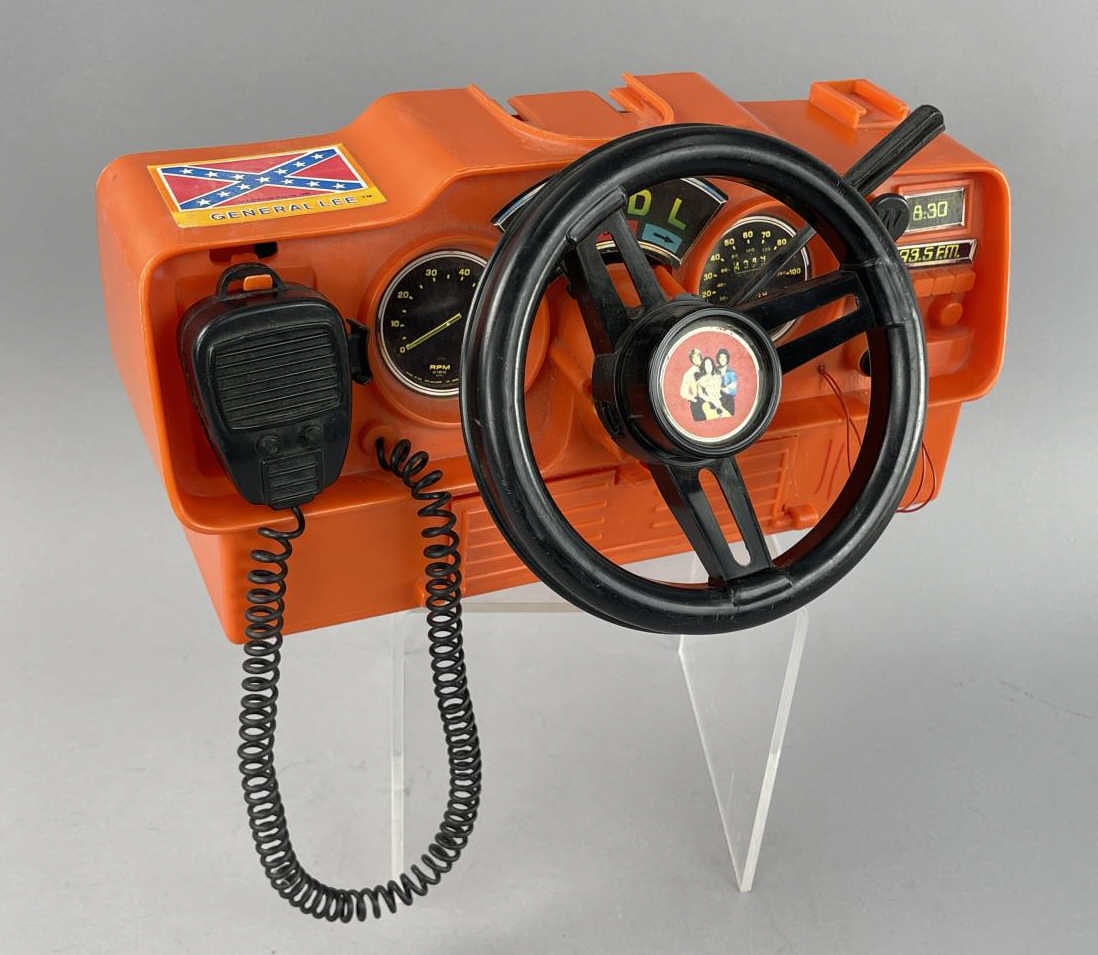 ILLCO Dukes of Hazzard General Lee Dashboard: 1990 Warner Bros. toy dashboard SHIPPING: In-House shipping available. Please read our Shipping Policies prior to bidding.