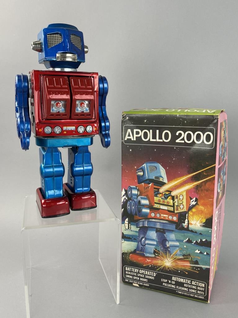 Battery Operated Tin Litho Apollo 2000 in Box (1 of 10)