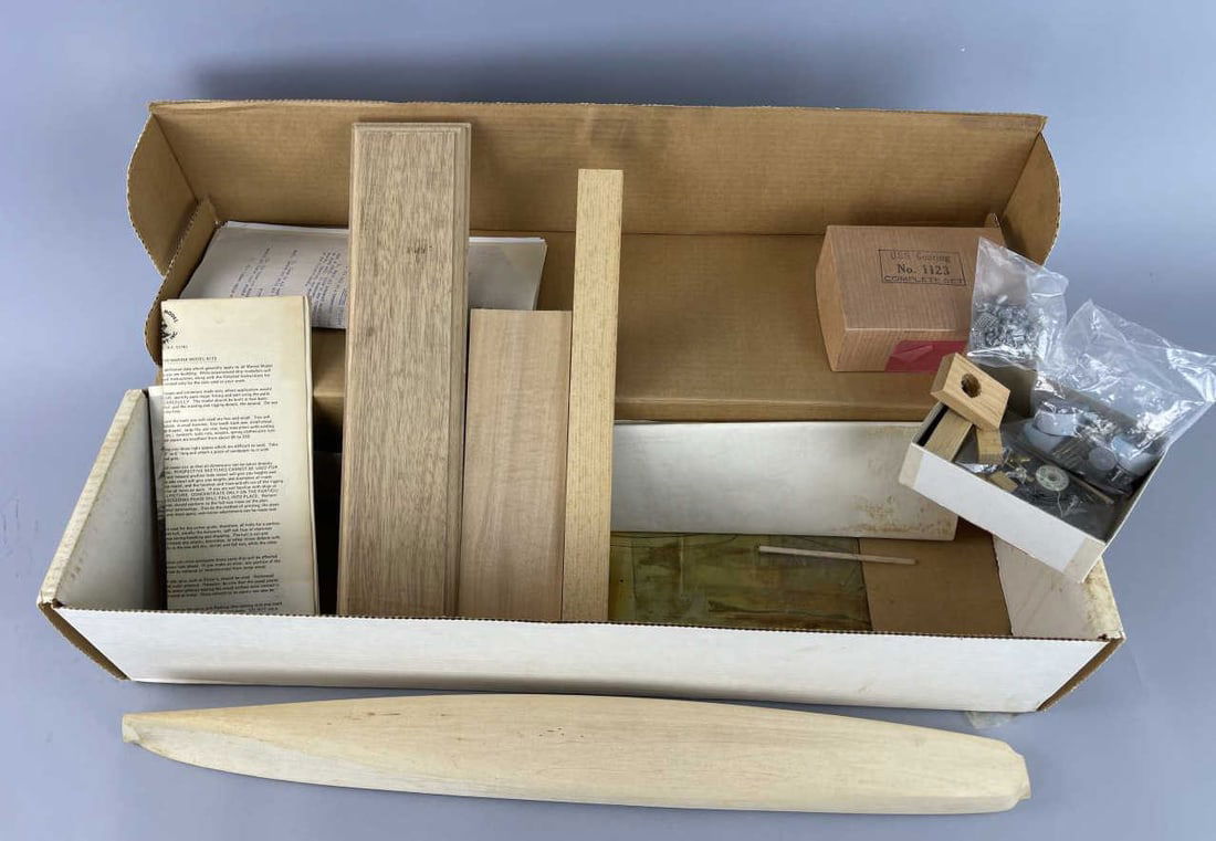 U.S.S. Gearing Detailed Wood & Metal Ship Model (1 of 7)