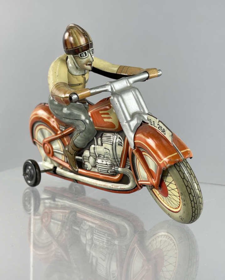 Technofix Tin Litho Windup Racing Motorcycle (1 of 7)