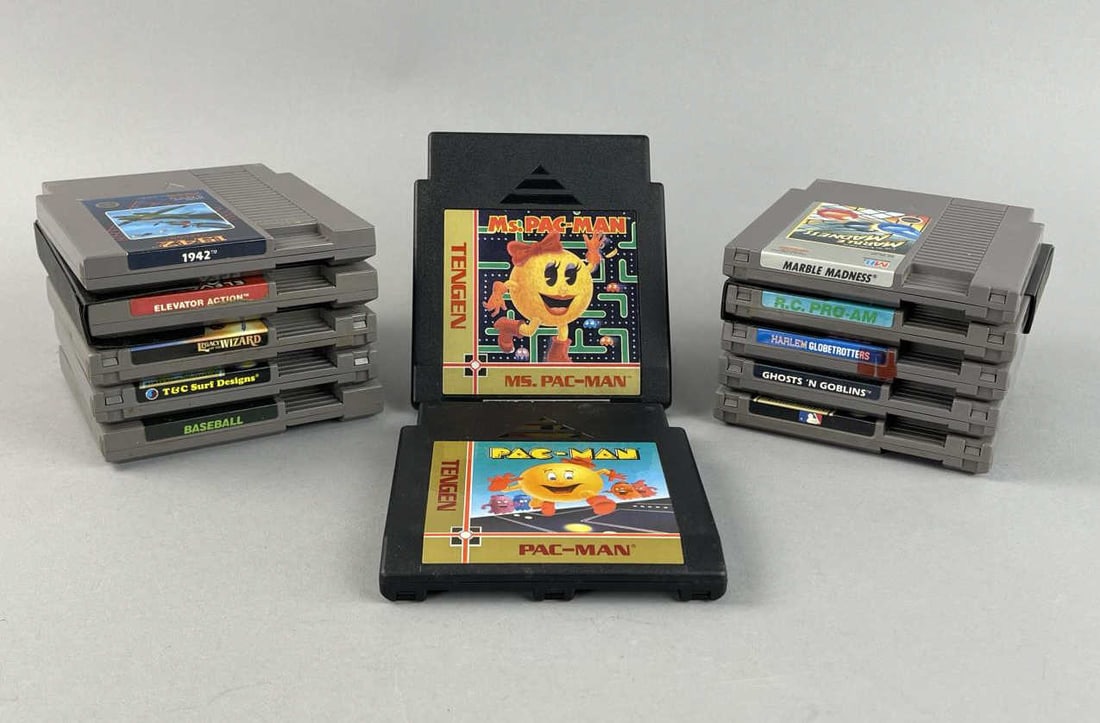 Twelve NES Cartridges Games (1 of 3)