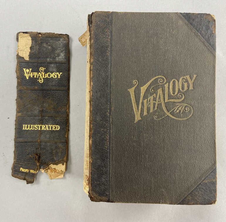 Vitalogy 1920 Anatomy Book Wood & Ruddock: Vitalogy or Encyclopedia of Health and Home by Doctors George P Wood and EH Ruddock, published by the Vitalogy Association of Chicago in 1920. Includes color and black and white plates including anato