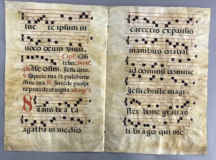 Two Sheet Antiphonal on Vellum (1 of 6)