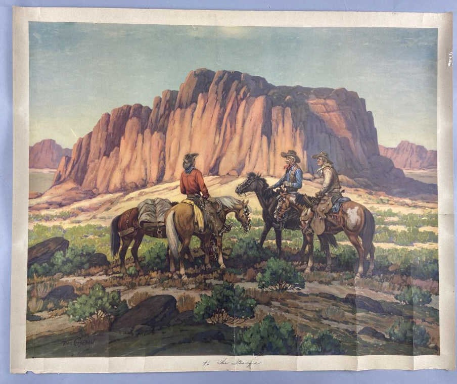 Till Goodan Cowboy Art Litho The Stranger (1 of 8)