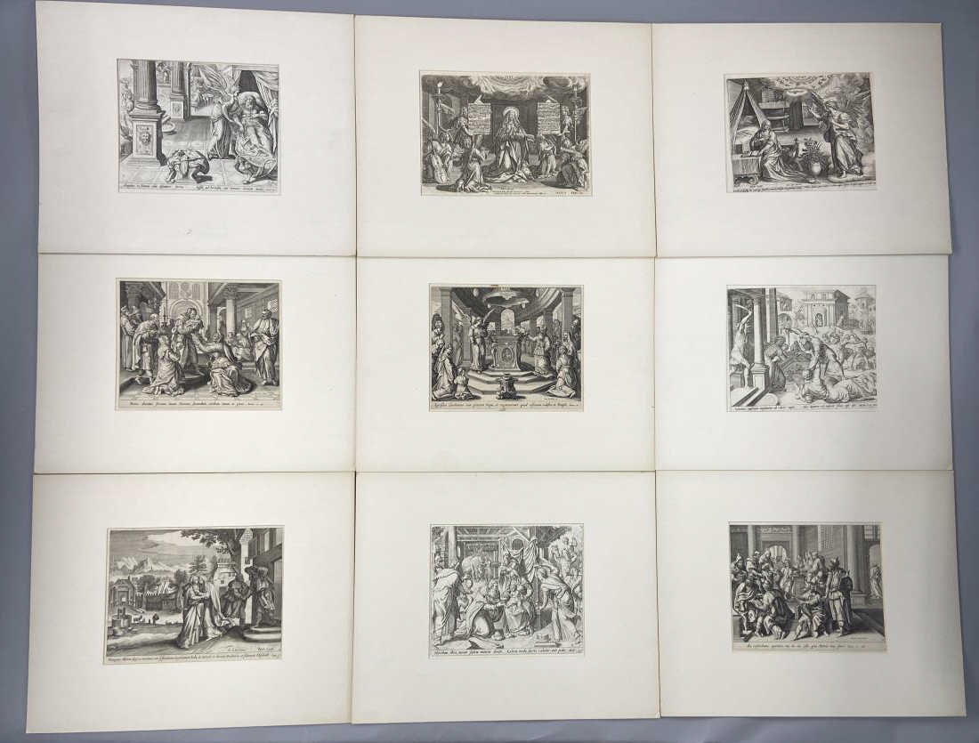 9 Book Plates of the Nativity (1 of 10)