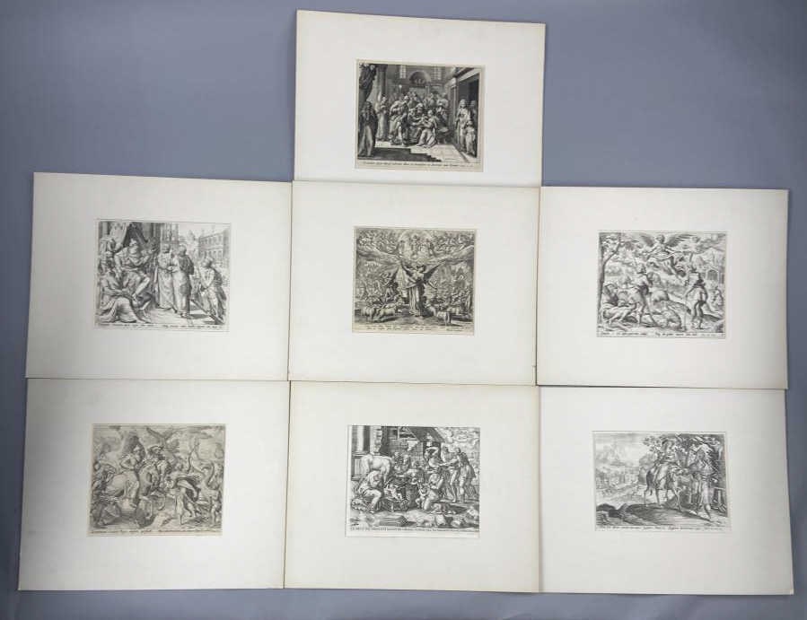 Seven Engraved Book Plates of the Nativity (1 of 8)