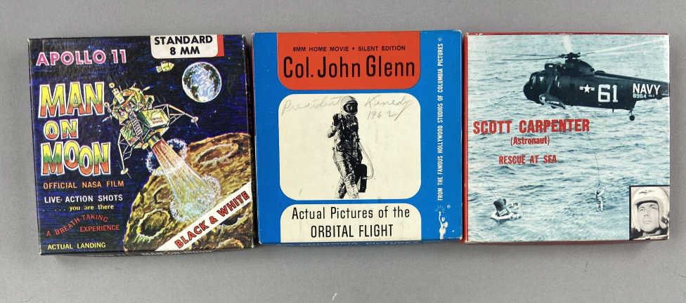 Three Astronaut NASA 8 MM Films (1 of 5)
