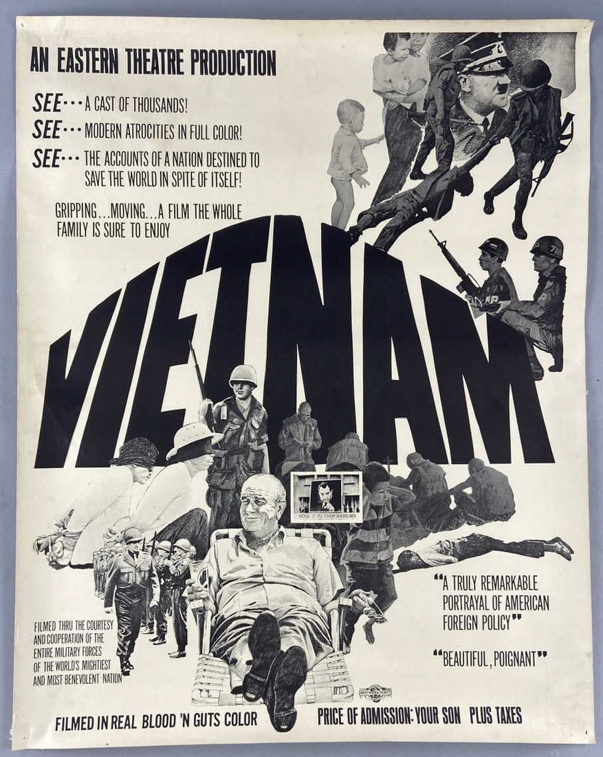 Vietnam Protest Satire Movie Poster (1 of 6)