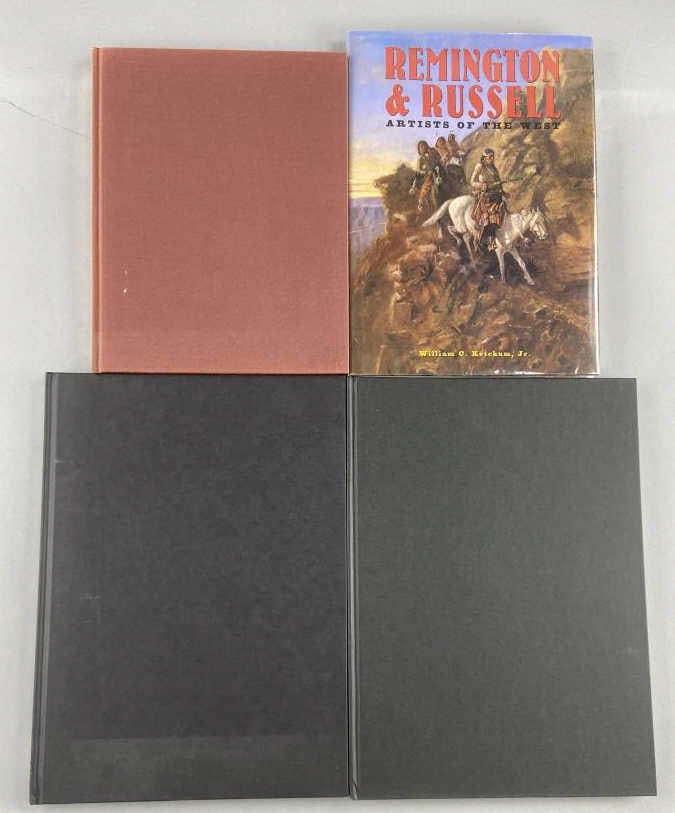 Remington & Russell Western Art Books: Remington & Russell Artists of the West by William C. Ketchum, Jr. published by Todtri, 1997. Charles M Russell Paintings of the Old American West, an Artabras Book, 1978. Charles Russell by Sophia Cr
