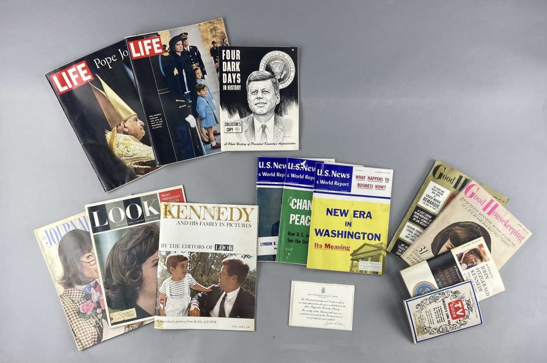 Kennedy Related Magazines, Jackie Kennedy Card (1 of 8)