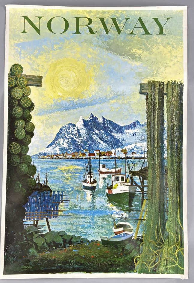 1950's Norway Tourism Travel Poster (1 of 7)