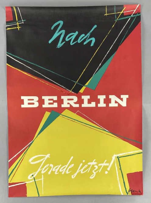 Mid Century Berlin Germany Tourism Poster (1 of 6)
