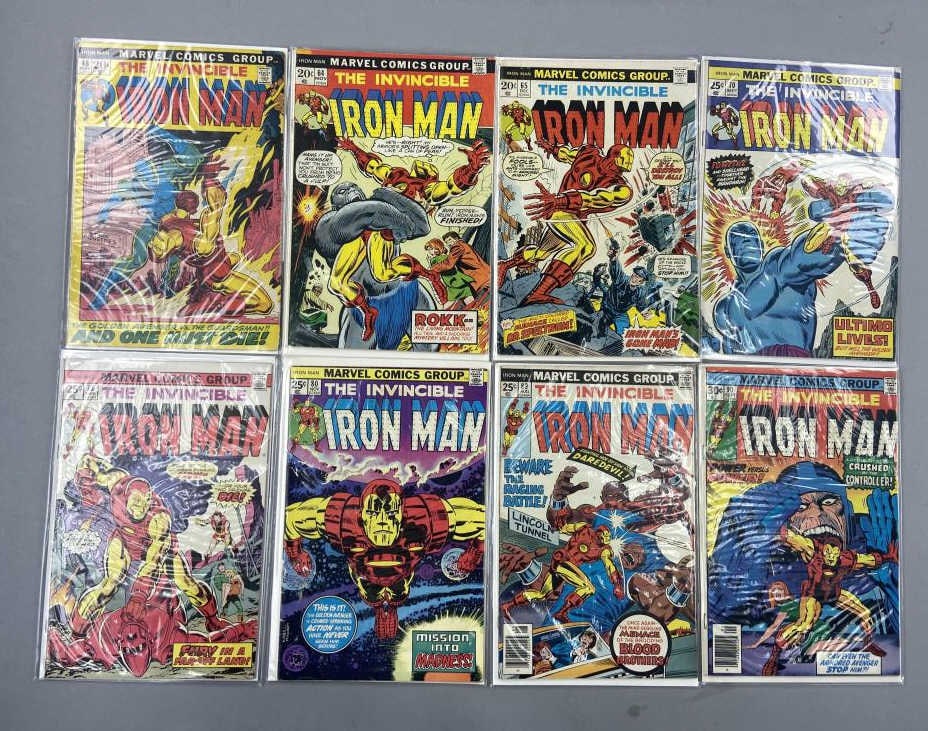 Iron Man Comics 46, 64, 65, 70, 73, 80, 89, 90 (1 of 9)