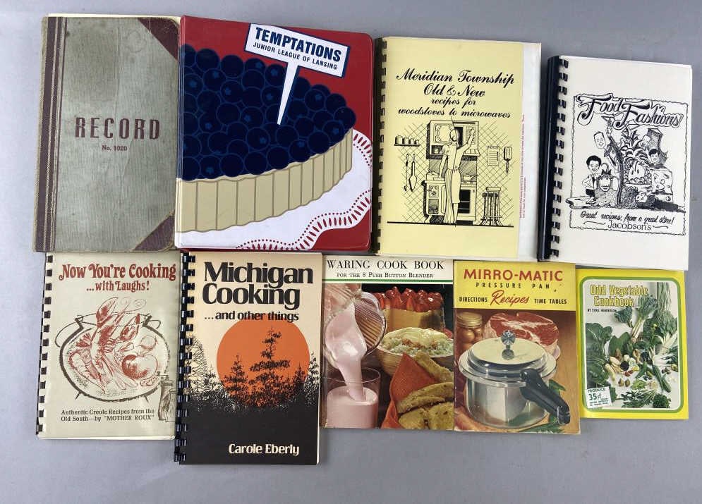 Michigan & Handwritten Cookbooks Set of 9 (1 of 5)
