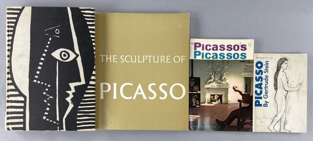 4 Picasso Books Sculpture, Gertrude Stein, Boeck (1 of 9)