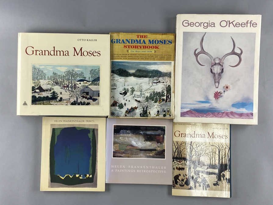 Artist Books Moses, O'Keefe, & Frankenthaler (1 of 12)