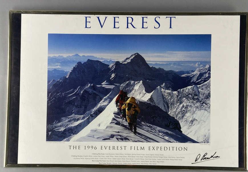 Everest 1996 Film Expedition Poster Signed (1 of 6)