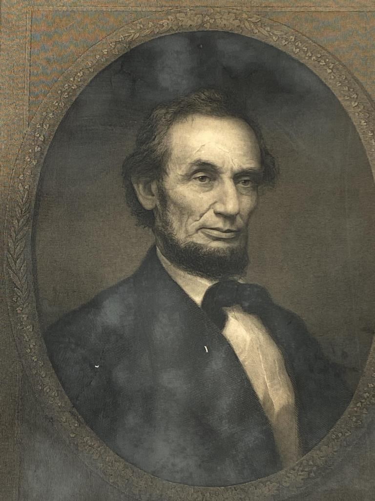 Framed Abraham Lincoln Litho Christopher German (1 of 6)