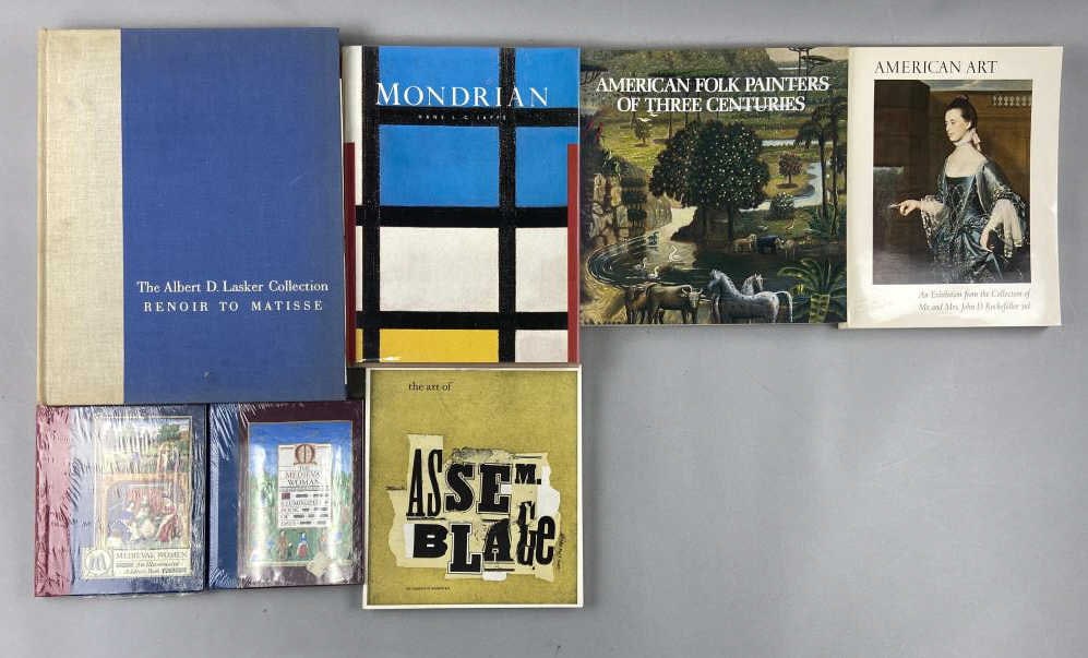 Art Books, Mondrian, American, Renoir, Matisse (1 of 10)