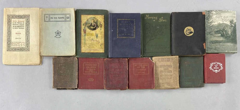 14 Miniature & Pocket Books Lincoln Burns Gibran (1 of 13)