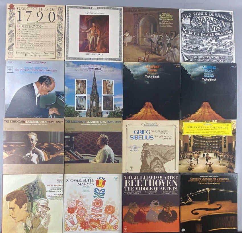 16 Vinyl Albums Beethoven Liszt Sibelius Mozart (1 of 17)