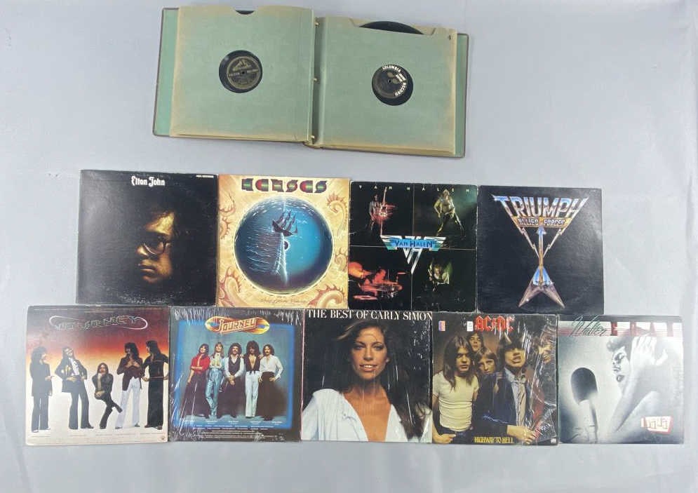 Shellac & Vinyl Albums Journey AC/DC Van Halen (1 of 8)