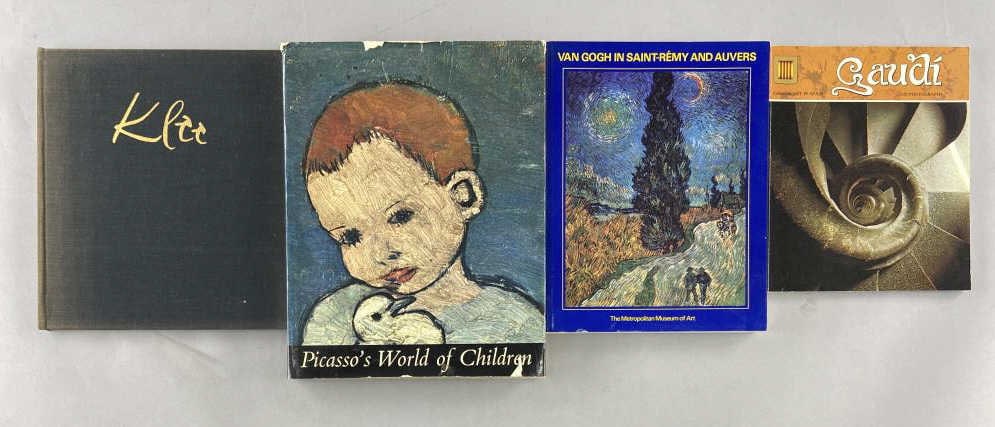 Art Books Klee, Picasso, Van Gogh, Gaudi (1 of 15)