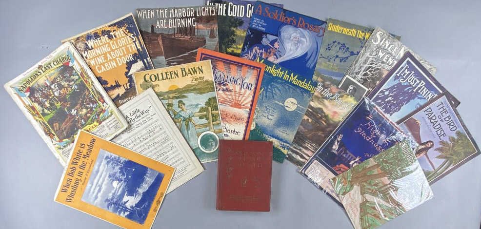 Sheet Music and Song Book, early 20th C. (1 of 7)