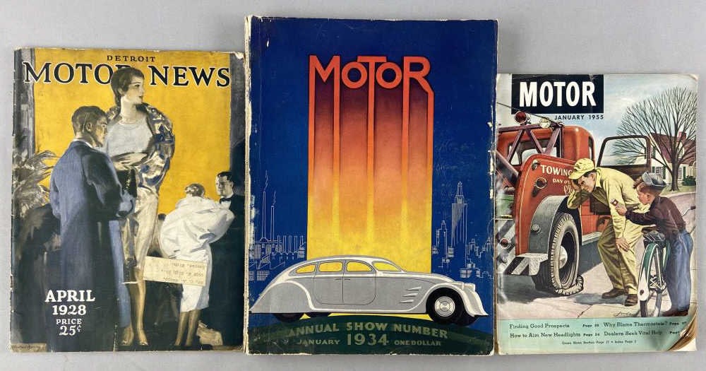 Detroit Motor News, Motor Magazine 20's 30's 50's (1 of 8)