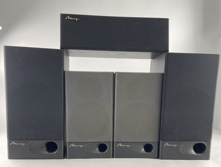 Set of 5 Mirage Speakers M590 M290 & MCC-R (1 of 5)